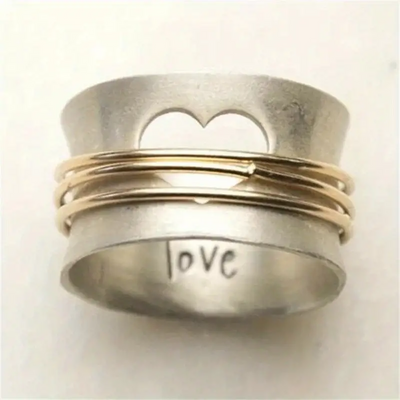 Anillo de amor precioso vintage