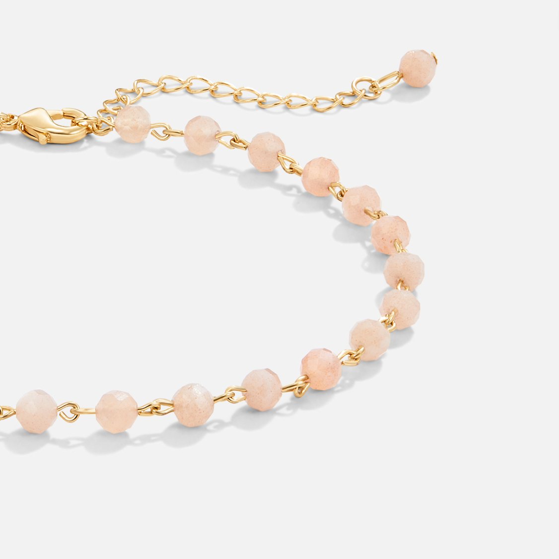 Tobillera de oro rosa