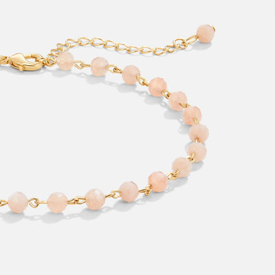 Tobillera de oro rosa
