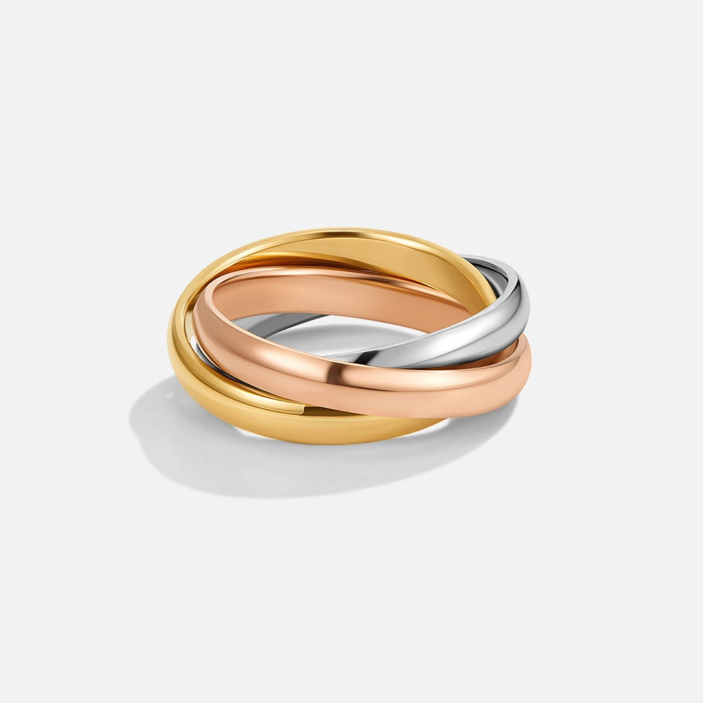 Anillo Elena de tres tonos