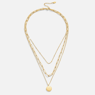 Collar de monedas Geya en capas