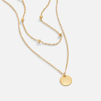 Collar de discos en capas