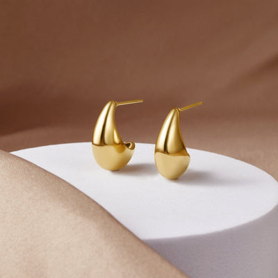 Mini círculos curvos dorados